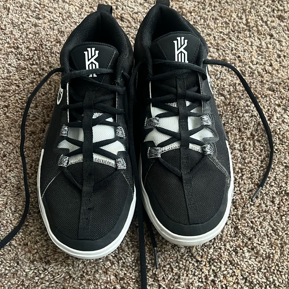 Nike basketball shoes, size 6.5 youth, black with white detail